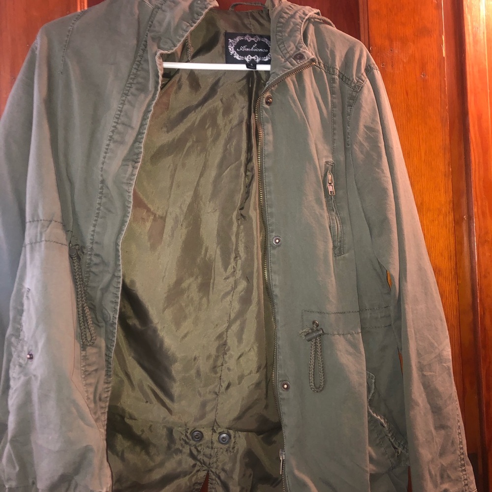 Green army jacket